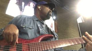 Andrew Gouché Sunday Morning Church Flow MTD Signature 6 String Bass 8/2/15