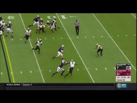 2017 USC vs Vanderbilt - Jake Bentley 19 Yd Touchdown Run