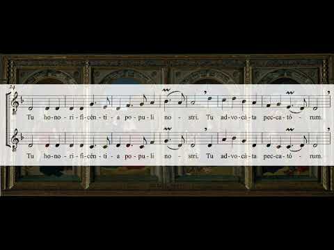 Tota pulchra es Maria from the Cantilena del Convento di Niolo (via Marcel Pérès & Ensemble Organum)