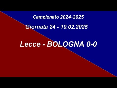 24 - Lecce-Bologna 0-0