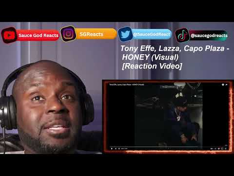 Tony Effe, Lazza, Capo Plaza - HONEY (Visual) | REACTION
