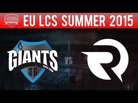 Giants Gaming vs Origen - League Of Legends EU LCS 2015 Summer