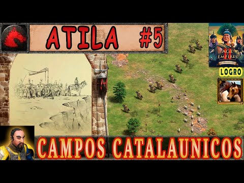🏹 Attila 🛡 Scenario 5: The Catalaunian Fields | Age of Empires 2 [Definitive Edition]
