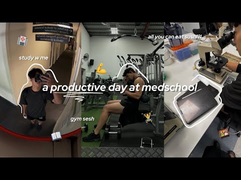 MY PRODUCTIVE DAY AT MEDSCHOOL ?! // PETER LE