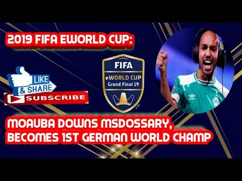 2019 FIFA EWORLD CUP: MOAUBA DOWNS MSDOSSARY, BECOMES 1ST GERMAN WORLD CHAMP