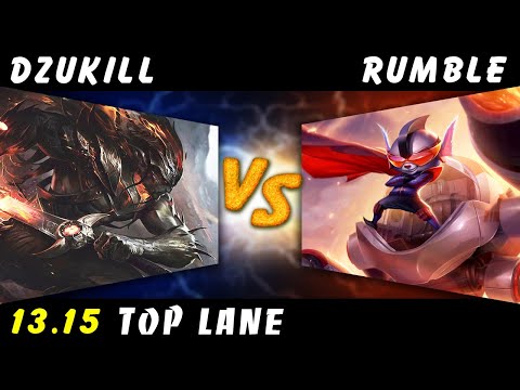 Dzukill - Yasuo vs Rumble TOP Patch 13.15 - Yasuo Gameplay