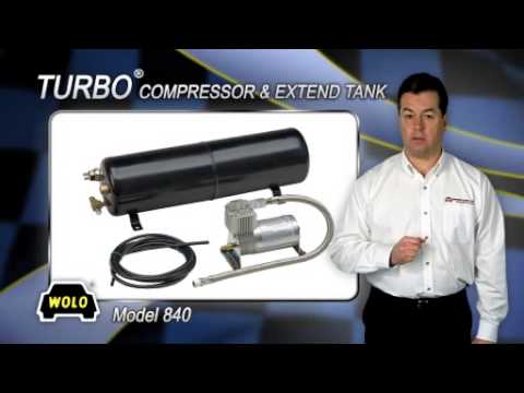 Wolo Turbo Compressor and Tank System for Air Horns - Model# 840