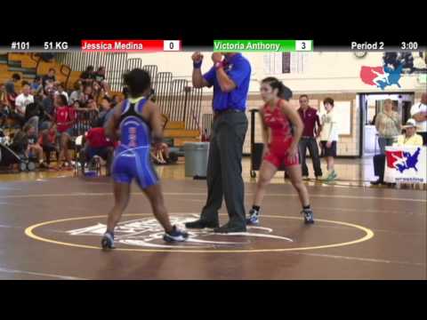 WM 51 KG Finals (1/2) Jessica Medina (Sunkist Kids) vs Victoria Anthony (Sunkist Kids)