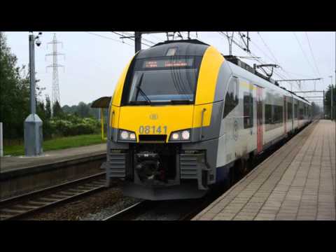 Treinen op de stations Brugge Sint Pieters en Oostende en de kusttram in Oostende