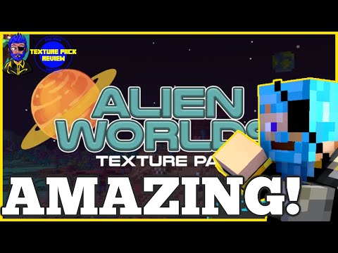 EPIC Alien Worlds Texture Pack in Minecraft Bedrock!
