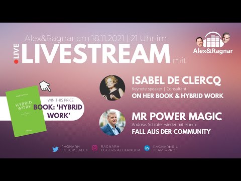 Alex & Ragnar #61 with Isabel De Clercq about Hybrid Work + Andreas Schlüter  Power Platform Cases