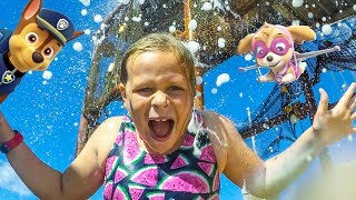 PAW PATROL Nickelodeon Puppy Dog Pals Scavenger Hunt With Water Slides