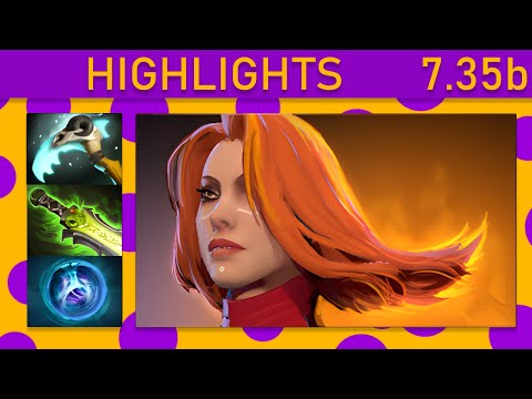 🔥Lina 30+ Kills! Mid Highlights 7.35b - Dota 2 Top MMR