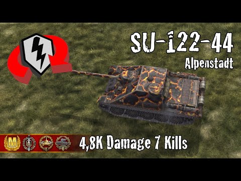 SU-122-44  |  4,8K Damage 7 Kills  |  WoT Blitz Replays