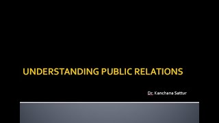 Understanding Public Relations