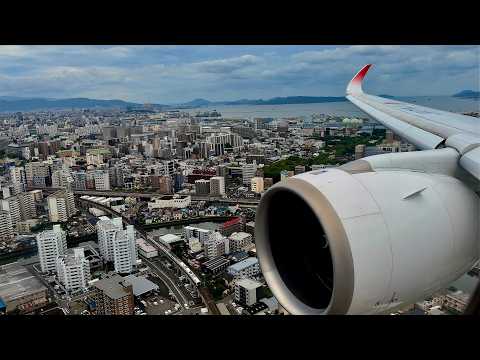 [4K] – Full Flight – Japan Airlines – Airbus A350-941 – HND-FUK – JA01XJ – JL303 – IFS 1085
