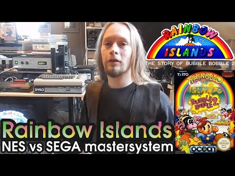 Rainbow Islands NES vs SEGA Mastersystem version comparison