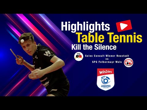 win2day Tischtennis Bundesliga Herren // Kill the Silence - SolexConsult Wiener Neustadt vs SPG Wels