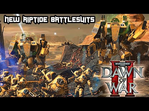 New TAU Battlesuits vs Orks! - Astartes Mod 3.3 | Warhammer 40K: Dawn of War 2: Retribution