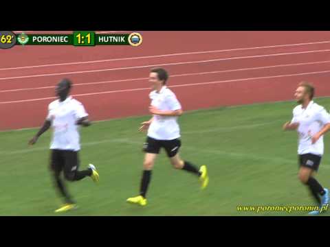 Bramki z meczu: Poroniec Poronin - Hutnik Nowa Huta 2:1 (HD)
