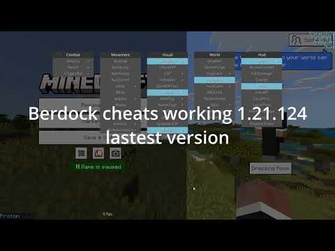 WORKING CHEATS/HACKED CLIENT/MOD MENU MINECRAFT BEDROCK LATEST VERSION 1.21.24 HACKS (Proton v1.3)