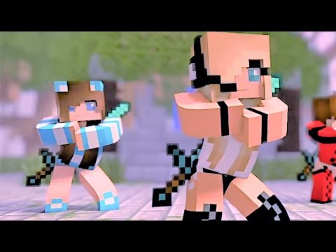 Minecraft Songs and Minecrafts Animation "Boys Cant Beat Me" Psycho Girl 2 - Top Minecraft Songs