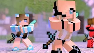Minecraft Songs and Minecrafts Animation "Boys Cant Beat Me" Psycho Girl 2 - Top Minecraft Songs