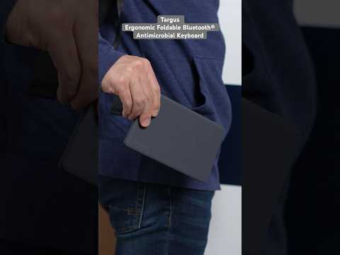 #Targus #Ergonomic Foldable #Bluetooth® Antimicrobial #Keyboard