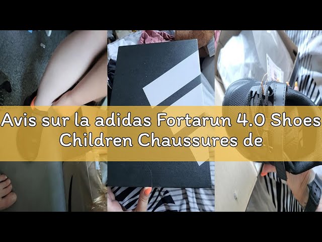 Vídeo relacionado con adidas Unisex niños Fortarun 4.0 Shoes Junior, Core Black/Cloud White/Carbon, 38 2/3 EU