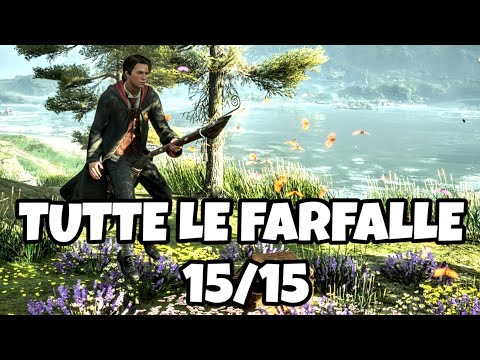 TUTTE LE FARFALLE - EVOCAZIONI - HOGWARTS LEGACY - GAMEPLAY ITA FORZIERI BUG