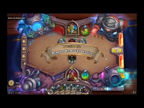 Solution Puzzle Lab Board Clear: Dragon Removal Service - Dexter (8/8), Hearthstone Boomsday