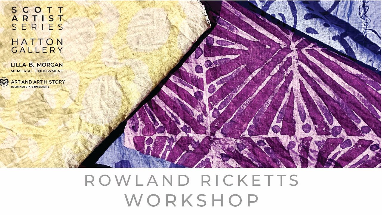 Rowland Ricketts - Workshop