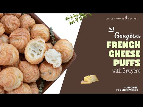 Perfect Cheese Gougères Recipe (French Cheese Puffs)