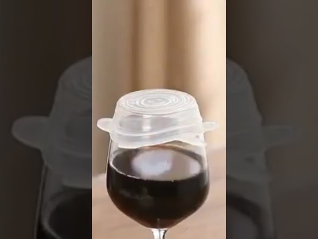 غطاء سيليكون للاطباق 6 قطع بأحجام مختلفة لحفظ الطعام والمأكولات بطريقة صحية ومنظمة