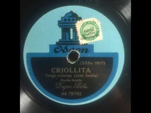 Dajos Bela - Criollita - Tango milonga