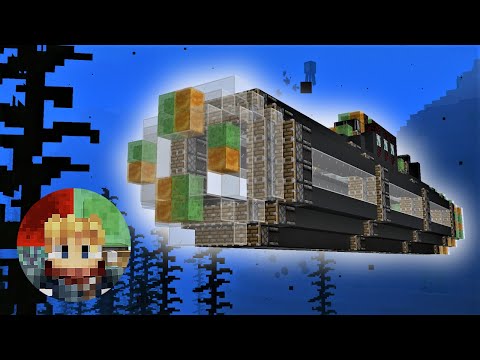 Dylan D - Minecraft: Realistic Submarine Flying Machine Tutorial for JAVA 1.16.2+ | News & Updates!!