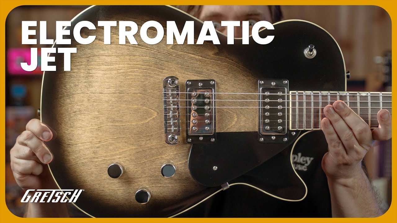 All-New Gretsch Electromatic Jet Electric Guitar - Bristol Fog (2025 Refresh) - YouTube