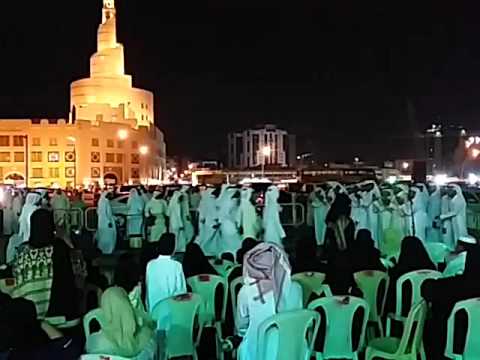 Qatar traditional dance 1at Souq waqif Doha