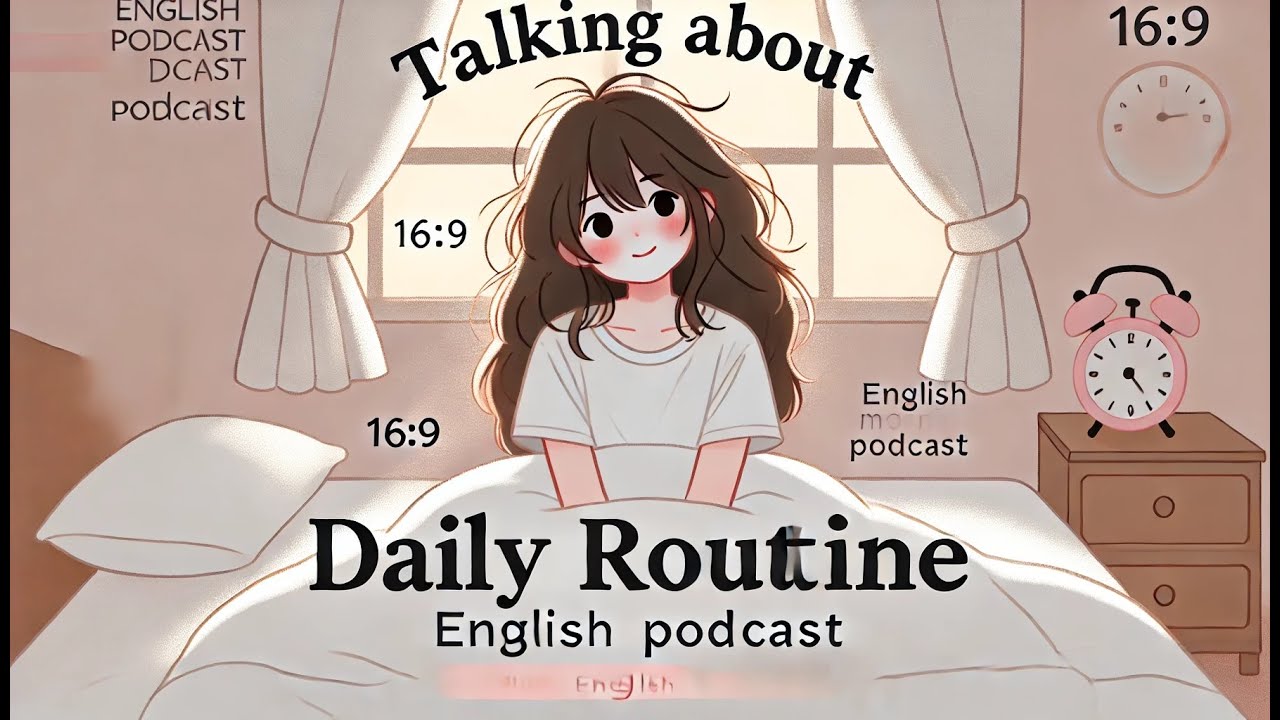 talking about daily routine in english-listening practice in english-english podcast