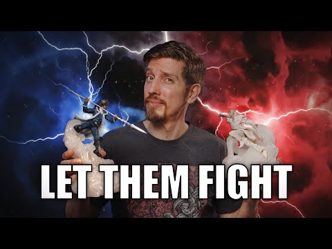 Kaladin vs. Szeth Clashing Storms Statue | Cinematic Review