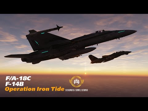 DCS: F/A-18C Hornet and F-14B Tomcat Dynamic Campaign - Operation Iron Tide Tutorial