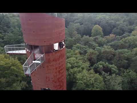 Bosbergtoren - Appelscha, Friesland (HD Drone video)