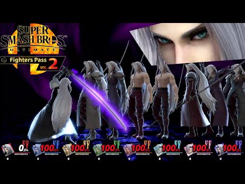 Super Smash Bros Ultimate 8 Player Final Smash Sephiroth!