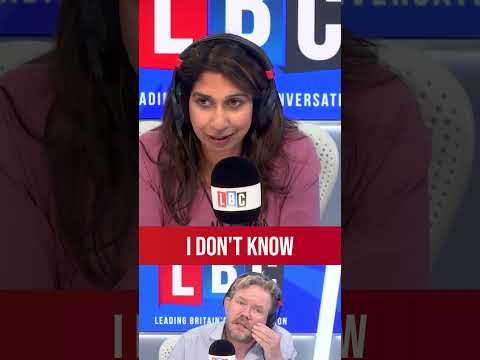 'He's probably having a heart attack': Suella Braverman stands in for James O'Brien | LBC