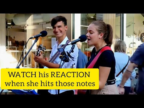 HIS REACTION WHEN SHE SINGS | Unchained Melody - Righteous Brothers | Allie Sherlock & Cuan Durkin