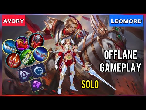 Offlane Leomord Gameplay! Solo. [Top Global Leomord] Avory - Mobile Legends