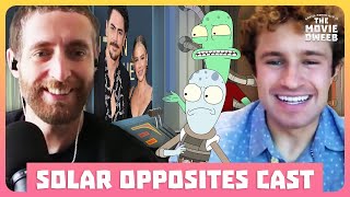 Solar Opposites Cast Talk Season 5, Kissing Dan Stevens & Vanderpump Rules Drama 😱 | The Movie Dweeb