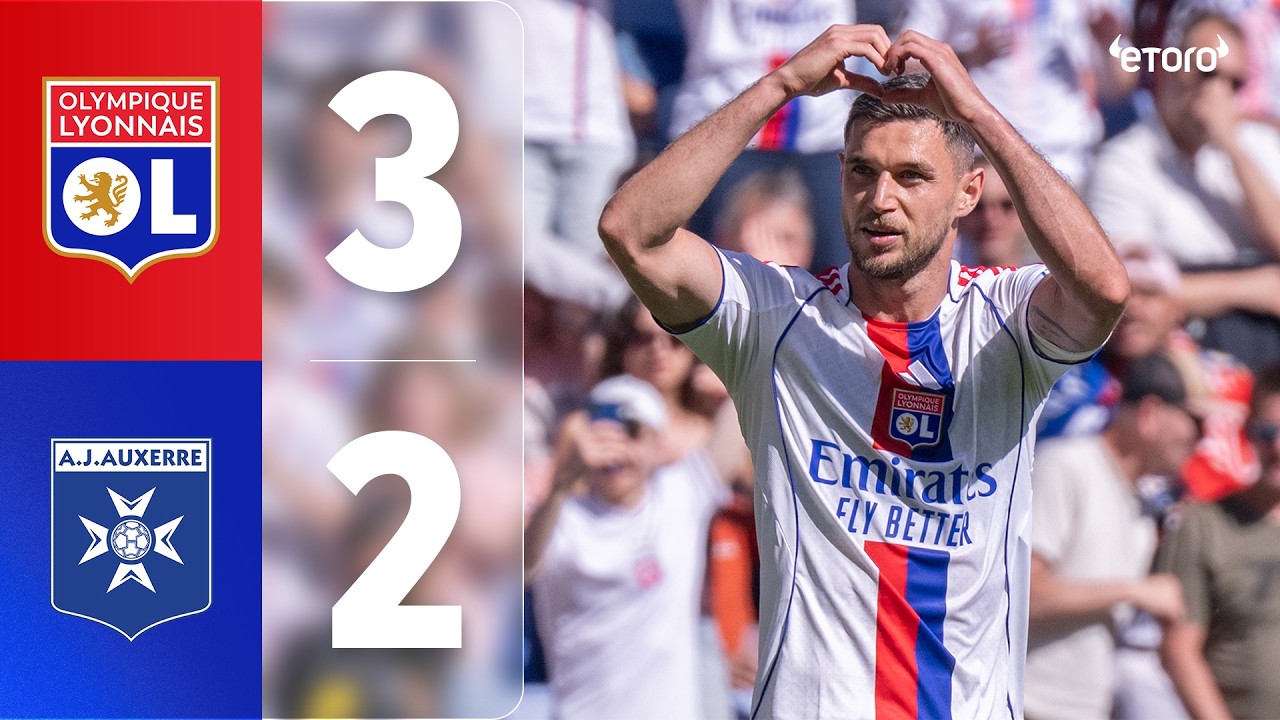 4월 27일  올랭피크 리옹 VS AJ 오세르 축구하이라이트