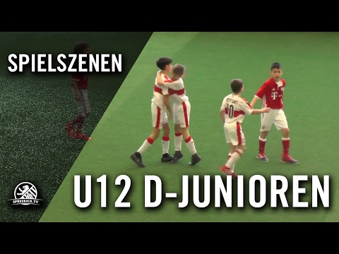 FC Bayern München - VfB Stuttgart (U12 D-Junioren, Gruppe B, AOK-Juniorenmasters 2017) - Spielszenen