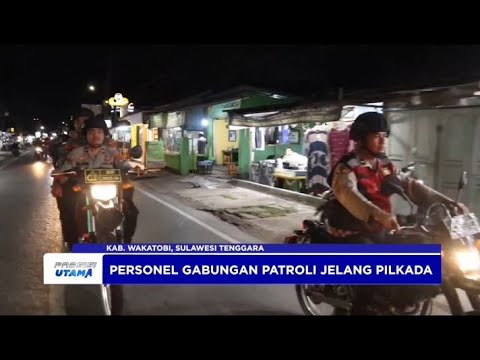 PERSONEL GABUNGAN PATROLI JELANG PILKADA DI KAB .BANJAR